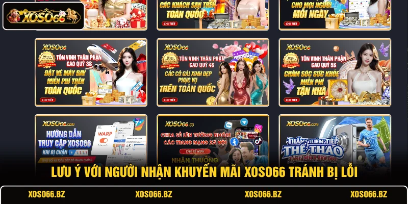 Khuyến Mãi XOSO66 4 Lưu ý với người nhận khuyến mãi XOSO66 tránh bị lỗi