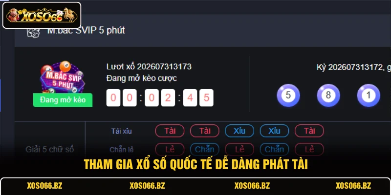 Xổ Số XOSO66 4 Tham gia xổ số quốc tế dễ dàng phát tài